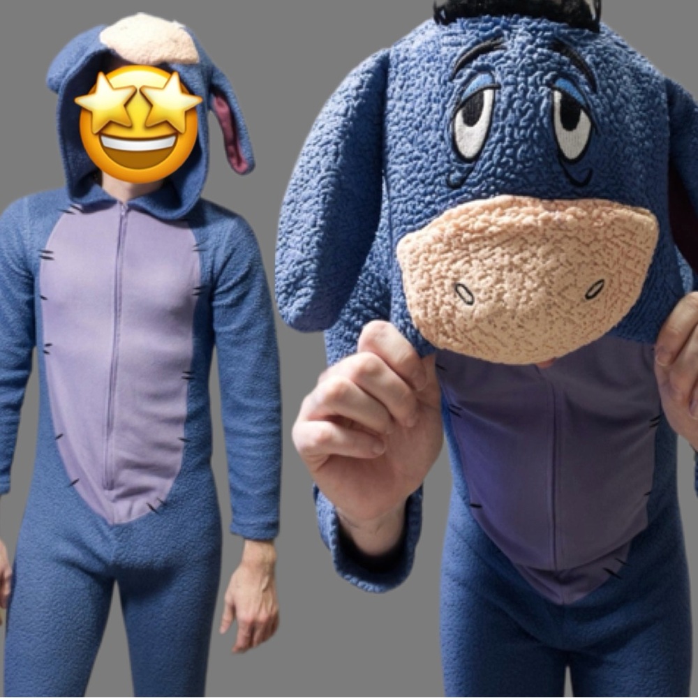 Disney Blue and Purple Zip Up Sweater